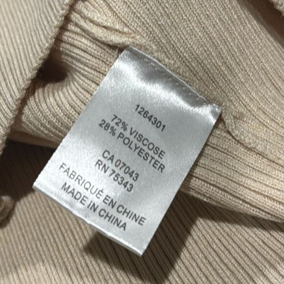 NWT House of Harlow Oatmeal Cream Sweetheart Crop Sweater Tank Top Size L - Picture 6 of 7